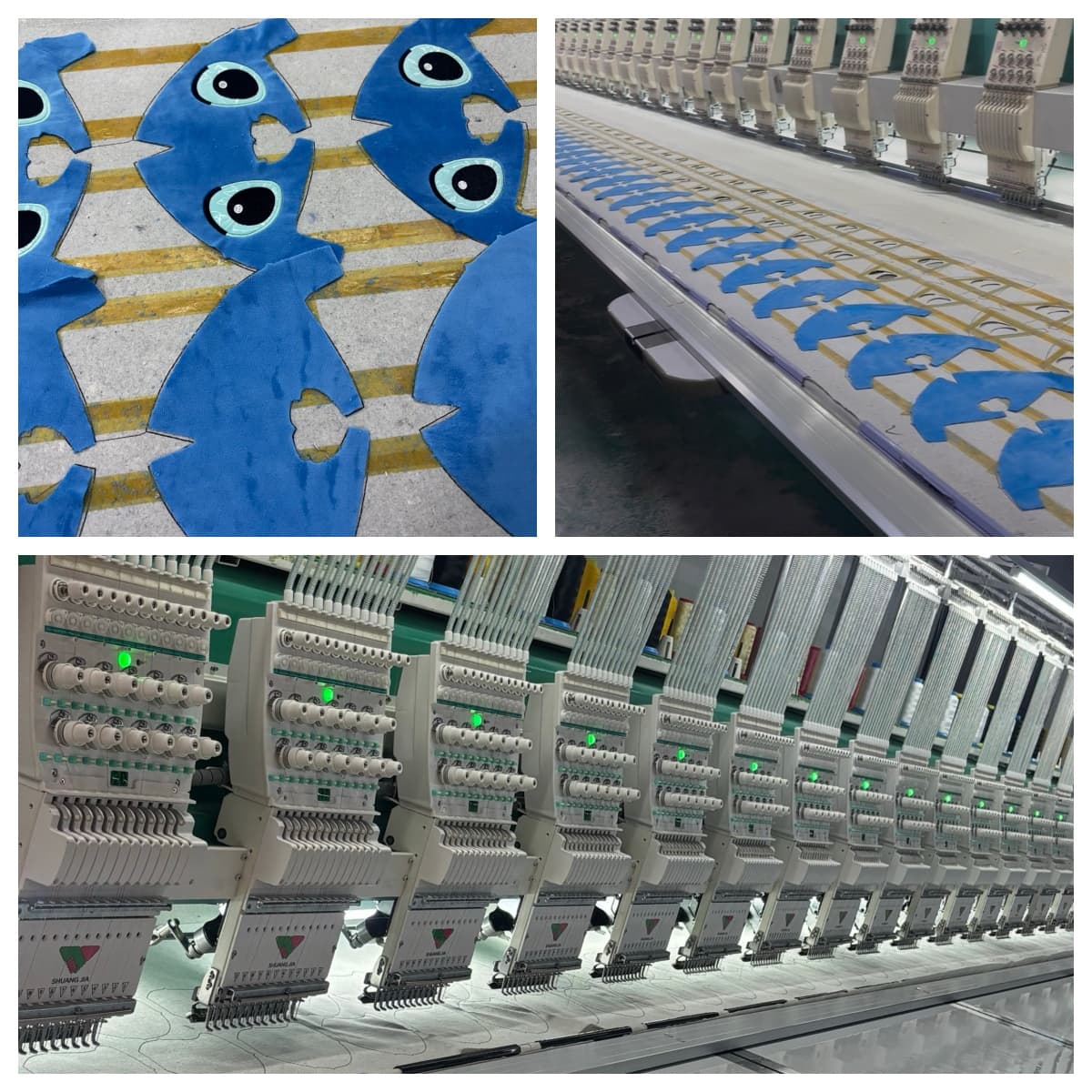 Cutting & embroidery
